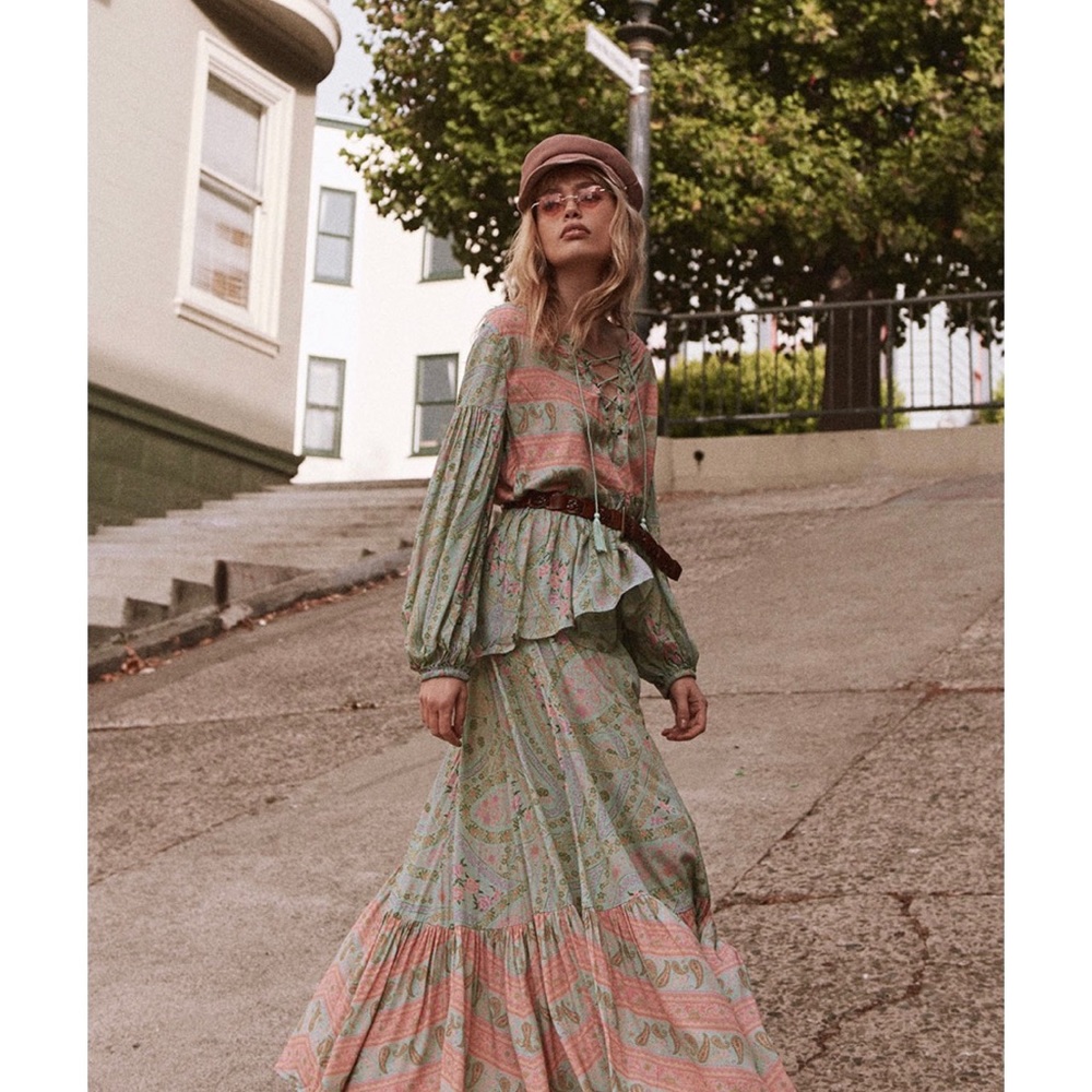 SPELL | 💫🌃 City Lights Blouse🌃💫 | Sage | L